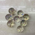 32mm transparent high bouncing balls with gliters