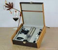 Promotinal Gift Electric Wine Openers Gifts Set With Leather Box 1