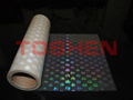 Transparent hologram thermal laminating film