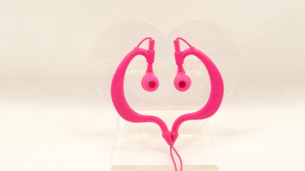 patented products multi color waterproof ear hook in ear earphone  3