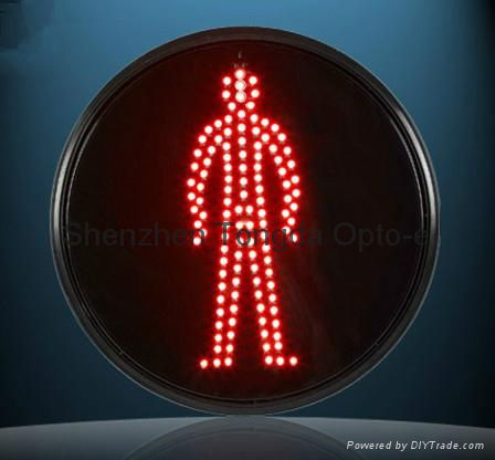 Full Circle Red LED Traffic Light 5