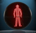 Full Circle Red LED Traffic Light 5