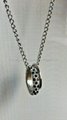 Black and white leopard necklace 4