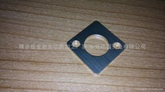 Brushed stainless steel sheet laser cutting