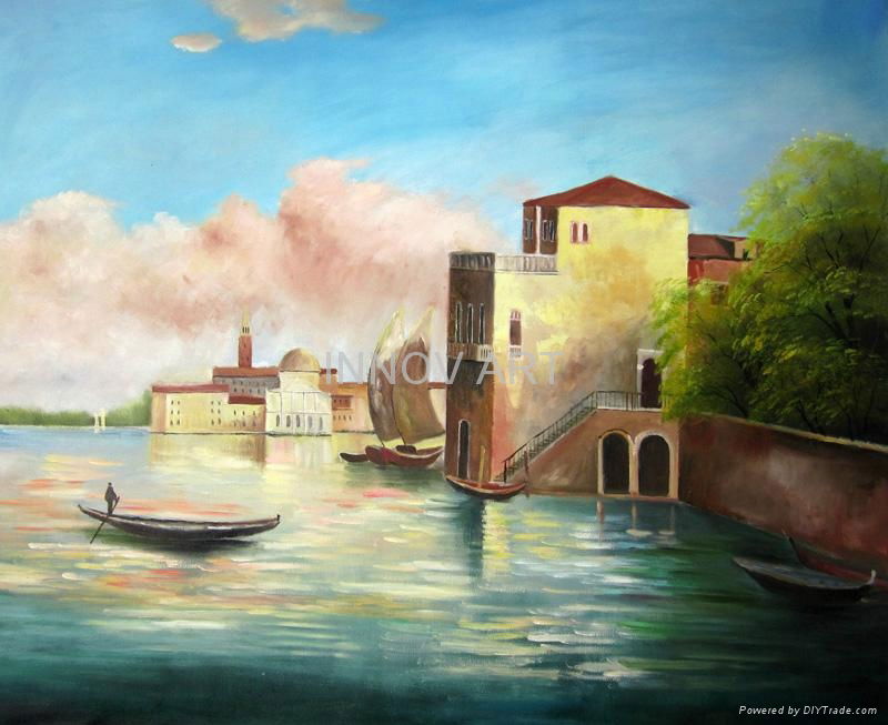 landscape oil painting art on canvas