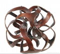 modern metal iron sculpture 