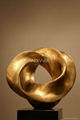 cast bronze abstract sculpture 