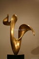 cast bronze abstract sculpture 