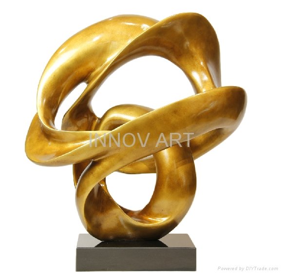modern abstract fiberglass art sculpture 2