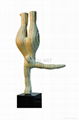 modern wooden sculpture art 1