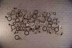 artistic metal wall art sculpture