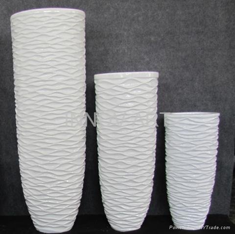modern fiberglass vase decoration 3