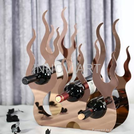 stainless steel wine rack