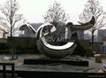 custom large scale stainless steel sculpture