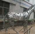 stainless steel animal outdoor sculpture 