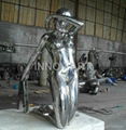 custom hand made metal garden art sculpture
