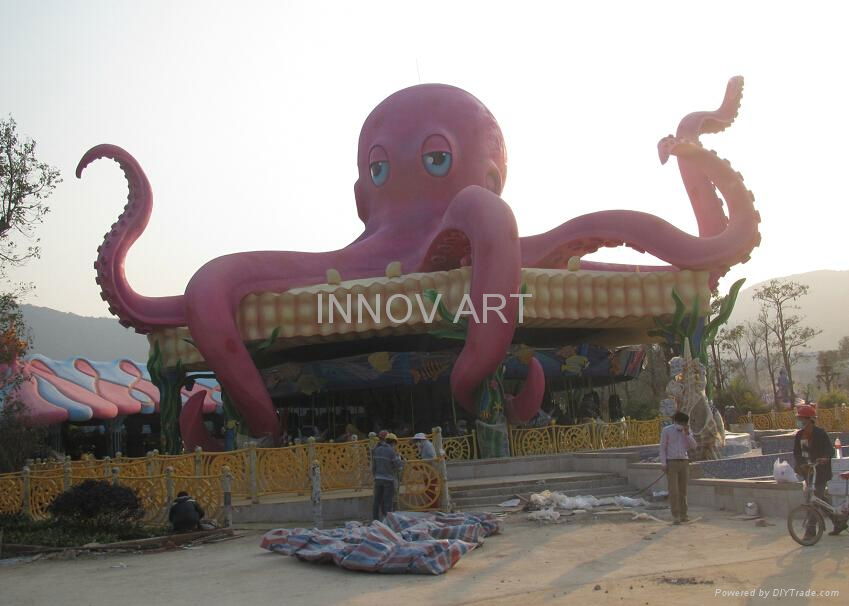 amusement theme park huge sculpture 2