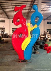 Outdoor big fiberglass sculpture