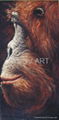 animal art oil painting for decoration 4