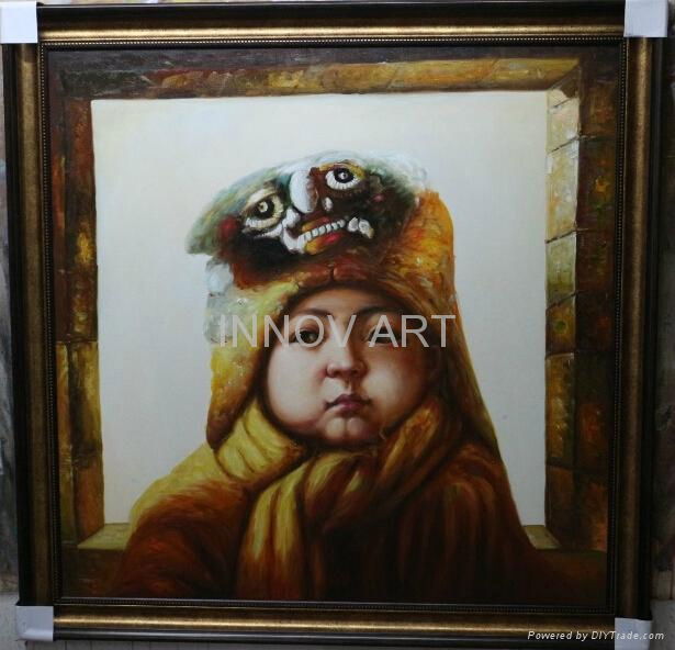 Custom Portrait Canvas Oil Painting 3