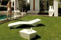sculptural fiberglass art furniture