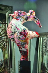 amazing hand painted female art resin sculpture statuette