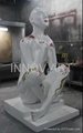 amazing hand painted female art resin sculpture statuette