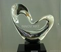 plating fiberglass sculpture in silver or with golden plating finished