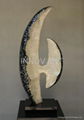 authentic conch mother of pearl sculpture 5