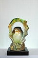 Imitation jade sculpture in resin art 5