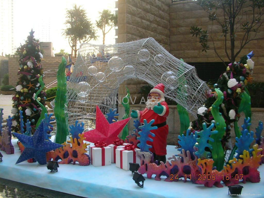 resin holiday christmas decoration sculpture 2