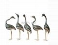 high quality artistic animal stainless steel art decoration