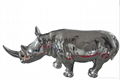 high quality artistic animal stainless steel art decoration