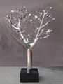 exterior outdoor decoration sculpture stainless steel tree art 