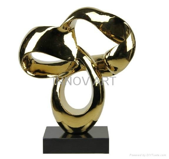 electroplating titanium stainless steel statue 2