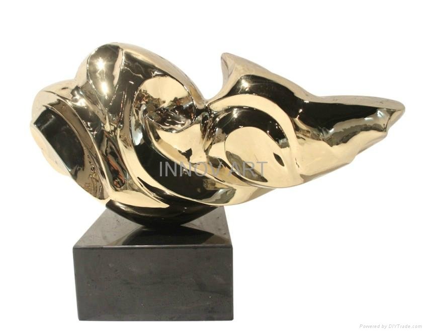 electroplating titanium stainless steel statue 3