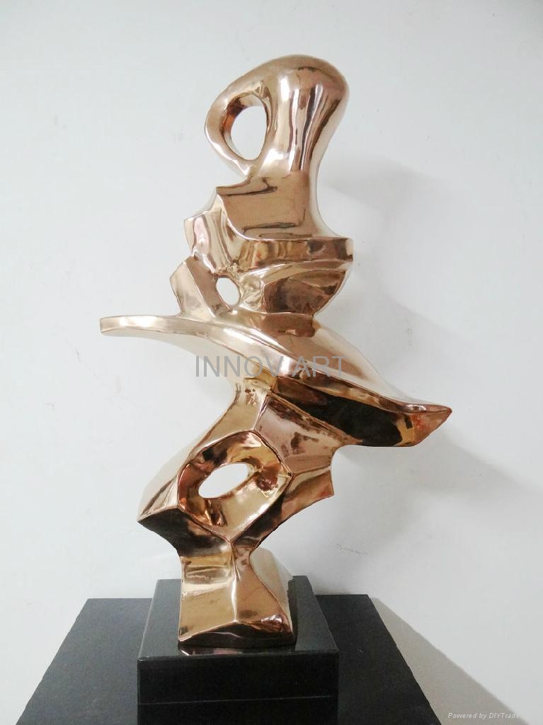 electroplating titanium stainless steel statue IAXG10777 INNOV ART
