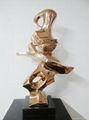 electroplating titanium stainless steel statue 1