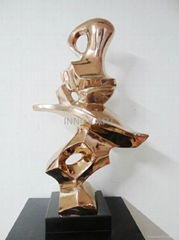 electroplating titanium stainless steel statue