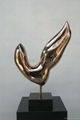 electroplating titanium stainless steel statue 2