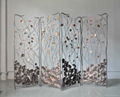 custom made metallic art room divider