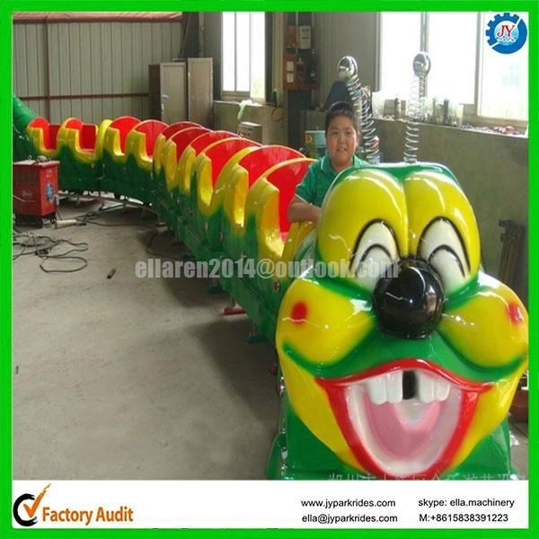 mini roller coaster worm caterpillar track train       