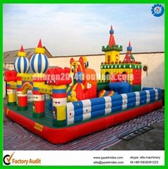 children funny game inflatable minions bouncy castle