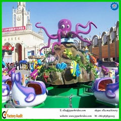 kids game machine octopus ride for water