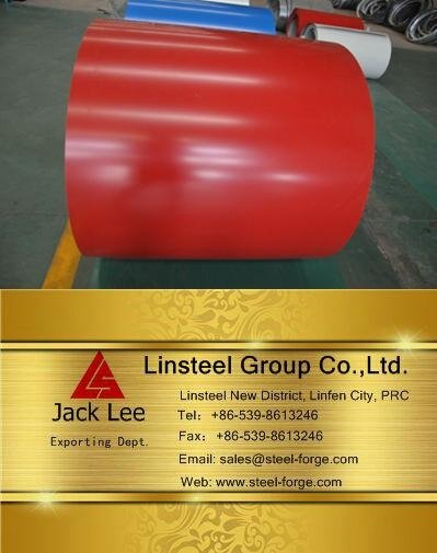 PPGI prepainted galvanized color coated steel coil 2