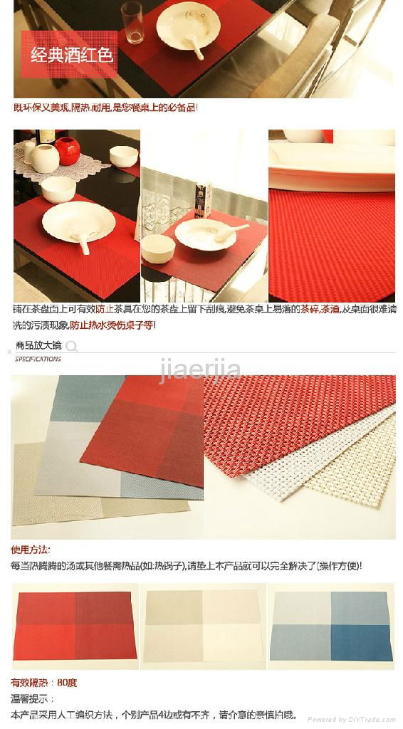 pvc placemat 3