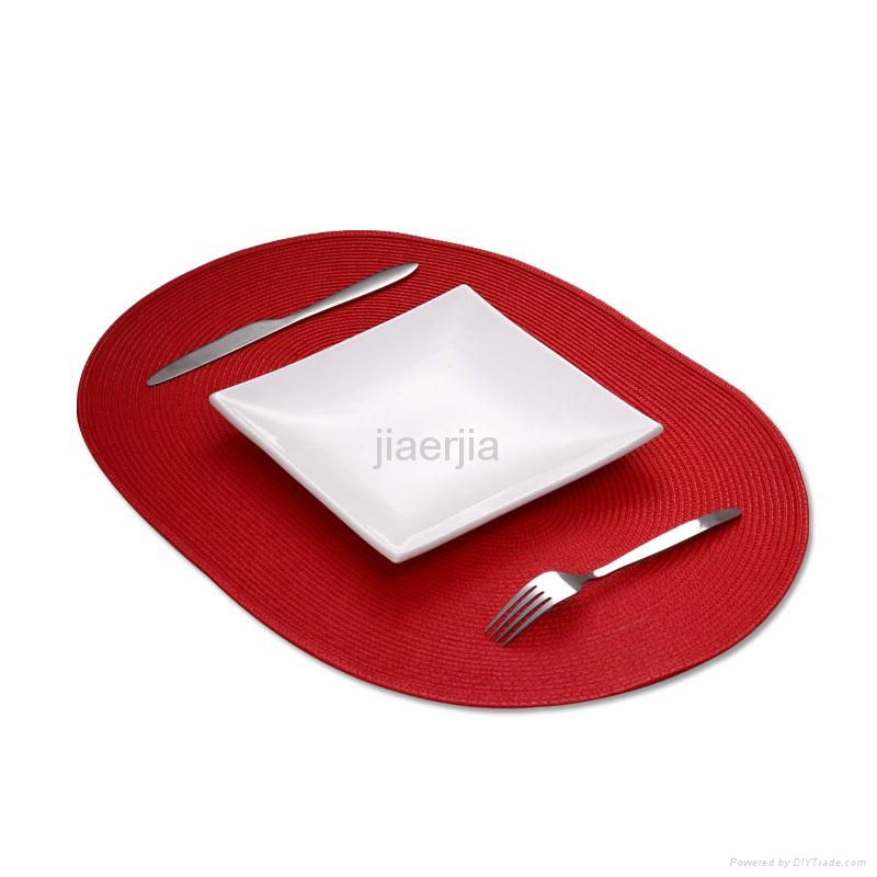 oval PP woven placemat 4