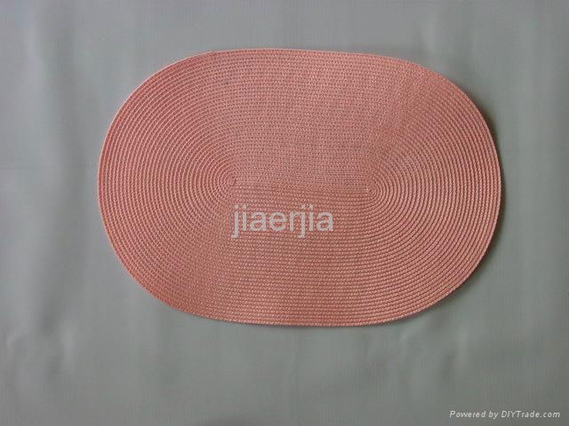 oval PP woven placemat 5