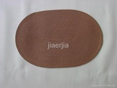 oval PP woven placemat