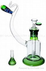 Glass smoking bong best selling glass smoking water pipe